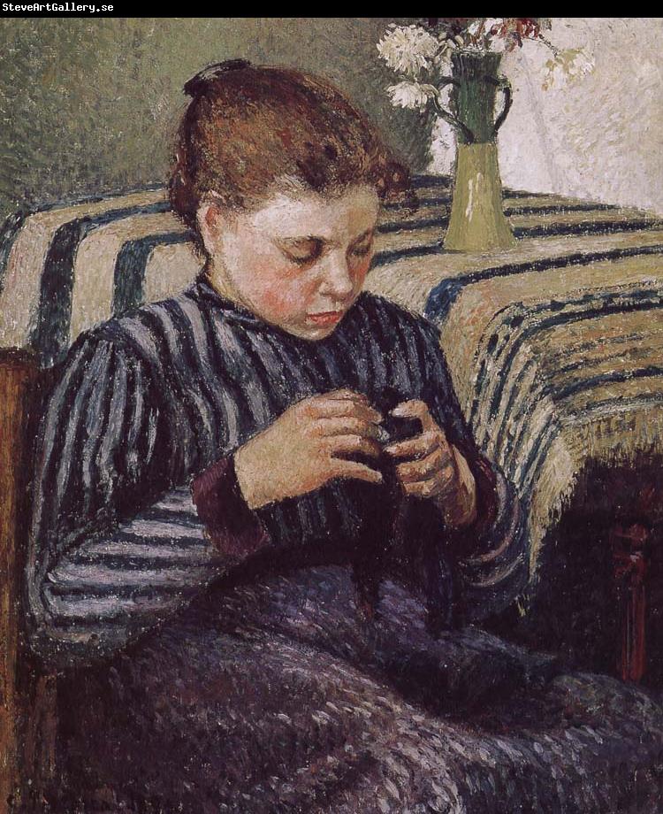 Camille Pissarro Woman Sewing